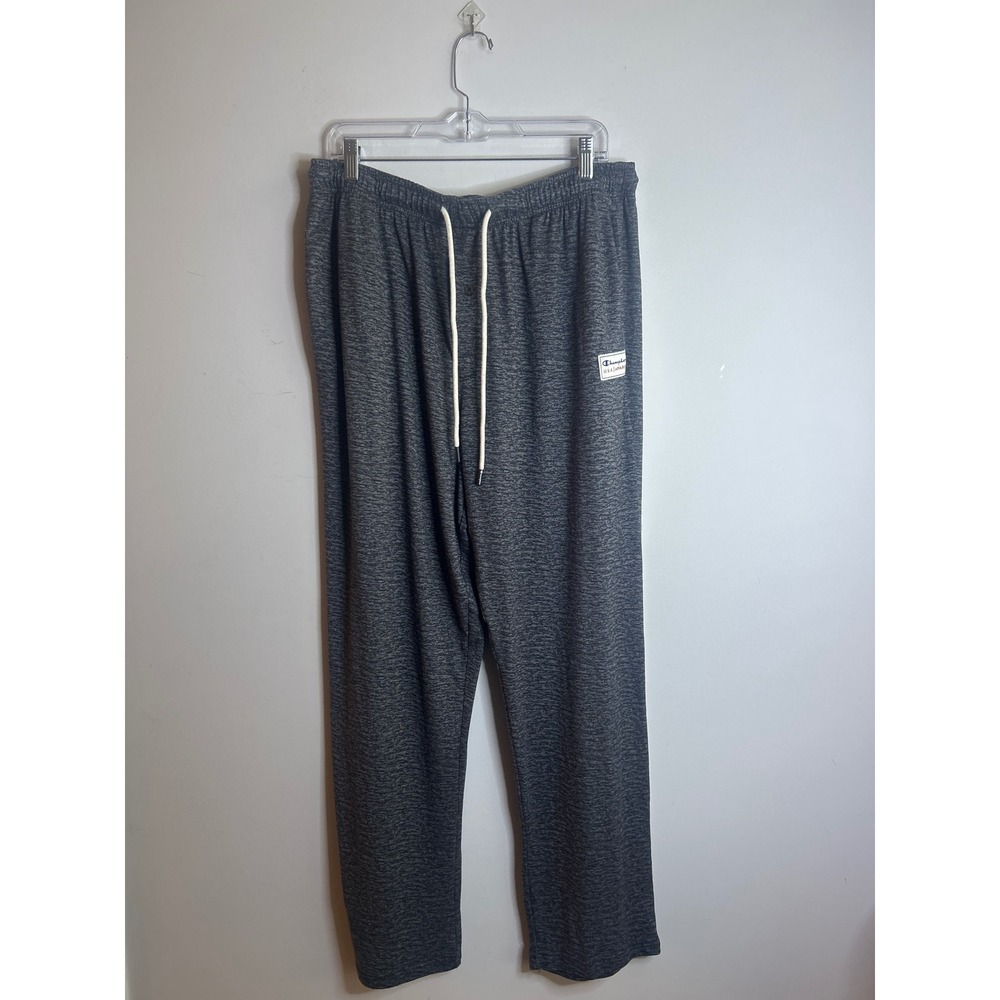 Champion Gray Pajama Pants Drawstring Elastic Waist Mens XL